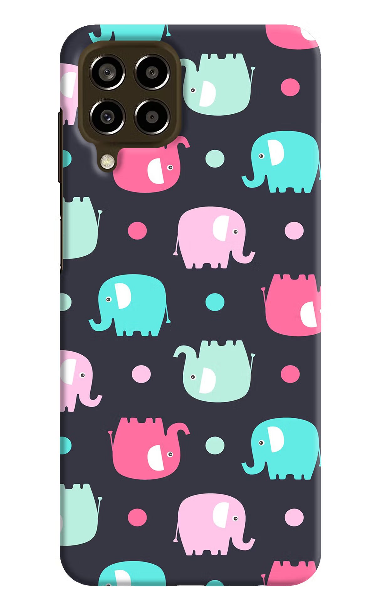 Elephants Samsung M33 5G Hard Case Back Cover by Casekaro