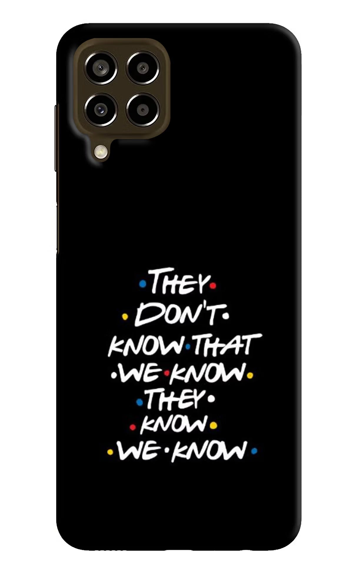 FRIENDS Dialogue Samsung M33 5G Hard Case Back Cover by Casekaro