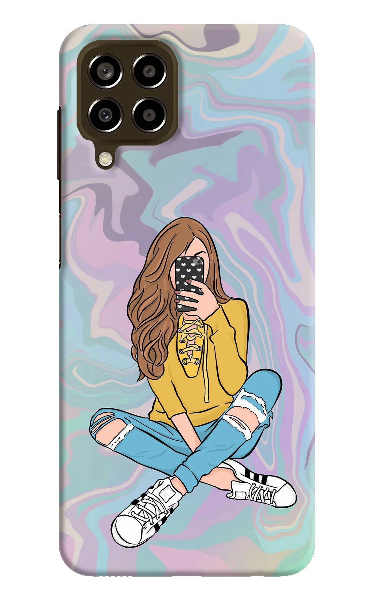 Selfie Girl Samsung M33 5G Hard Case Back Cover by Casekaro