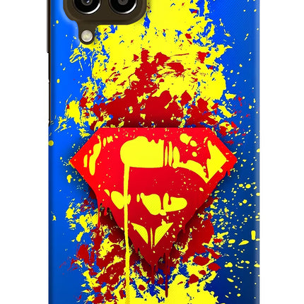 Superman logo Samsung M33 5G Hard Case Back Cover by Casekaro