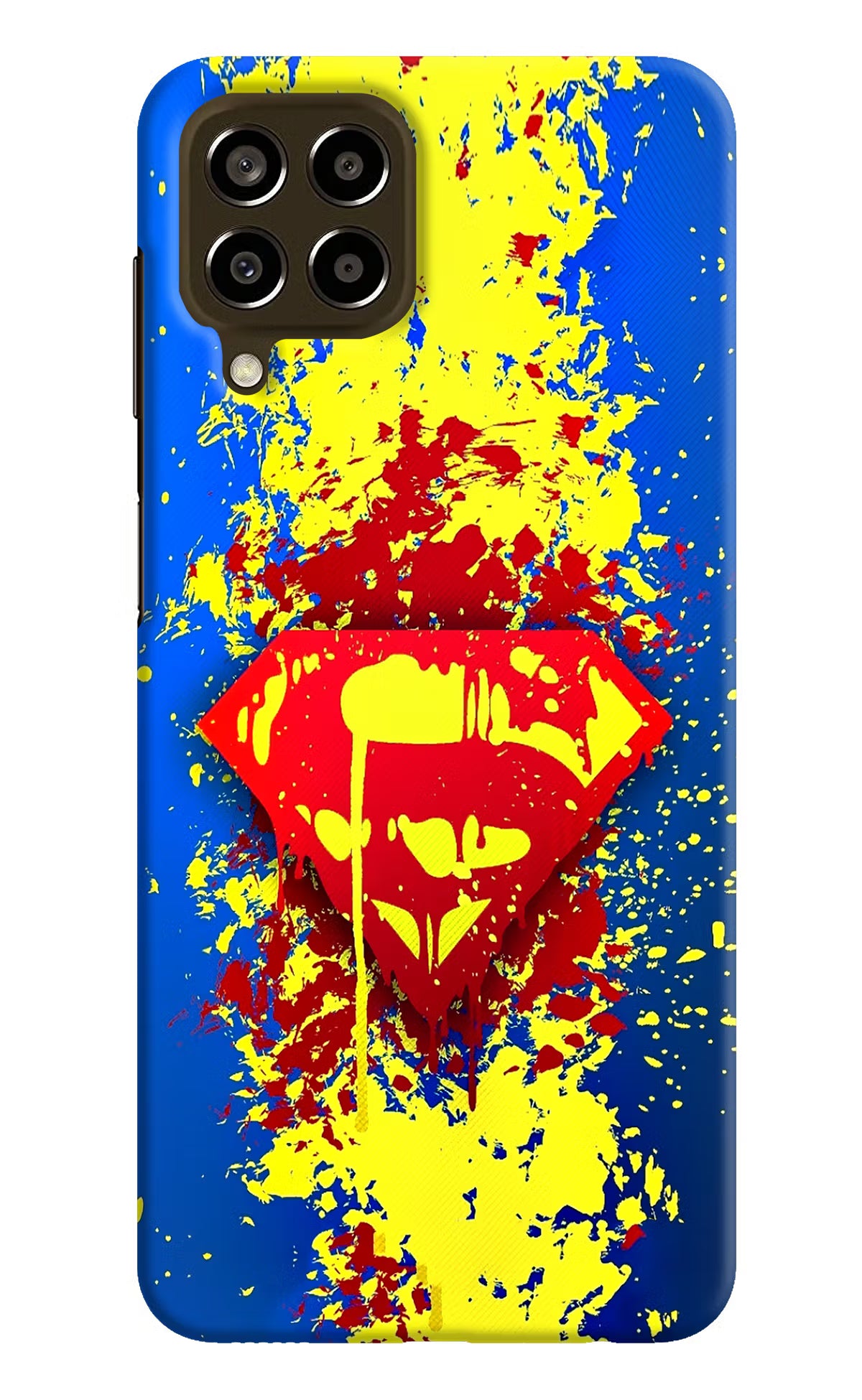 Superman logo Samsung M33 5G Hard Case Back Cover by Casekaro