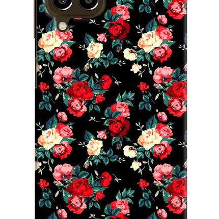 Rose Pattern Samsung M33 5G Hard Case Back Cover by Casekaro