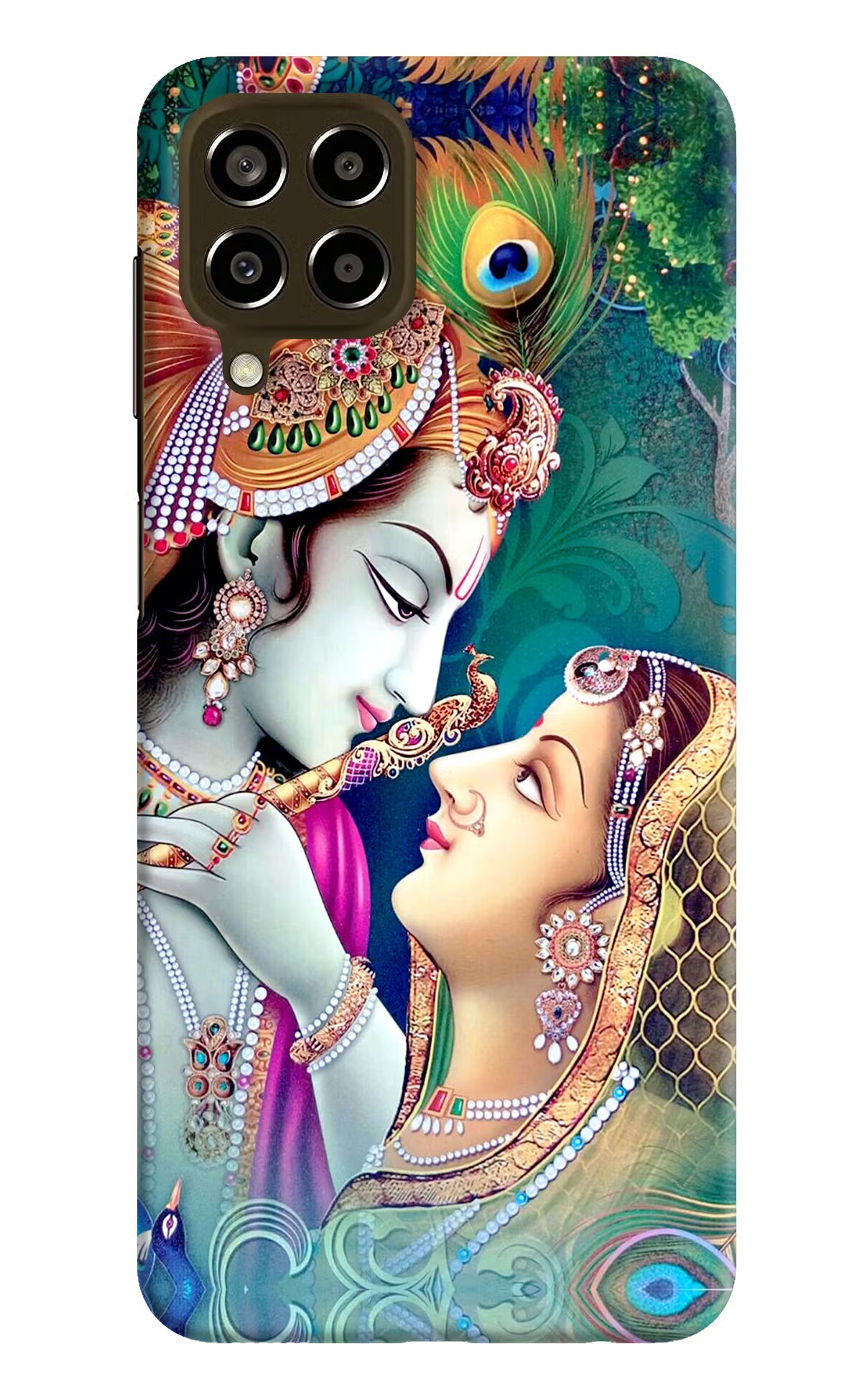 Lord Radha Krishna Samsung M33 5G Hard Case Back Cover by Casekaro