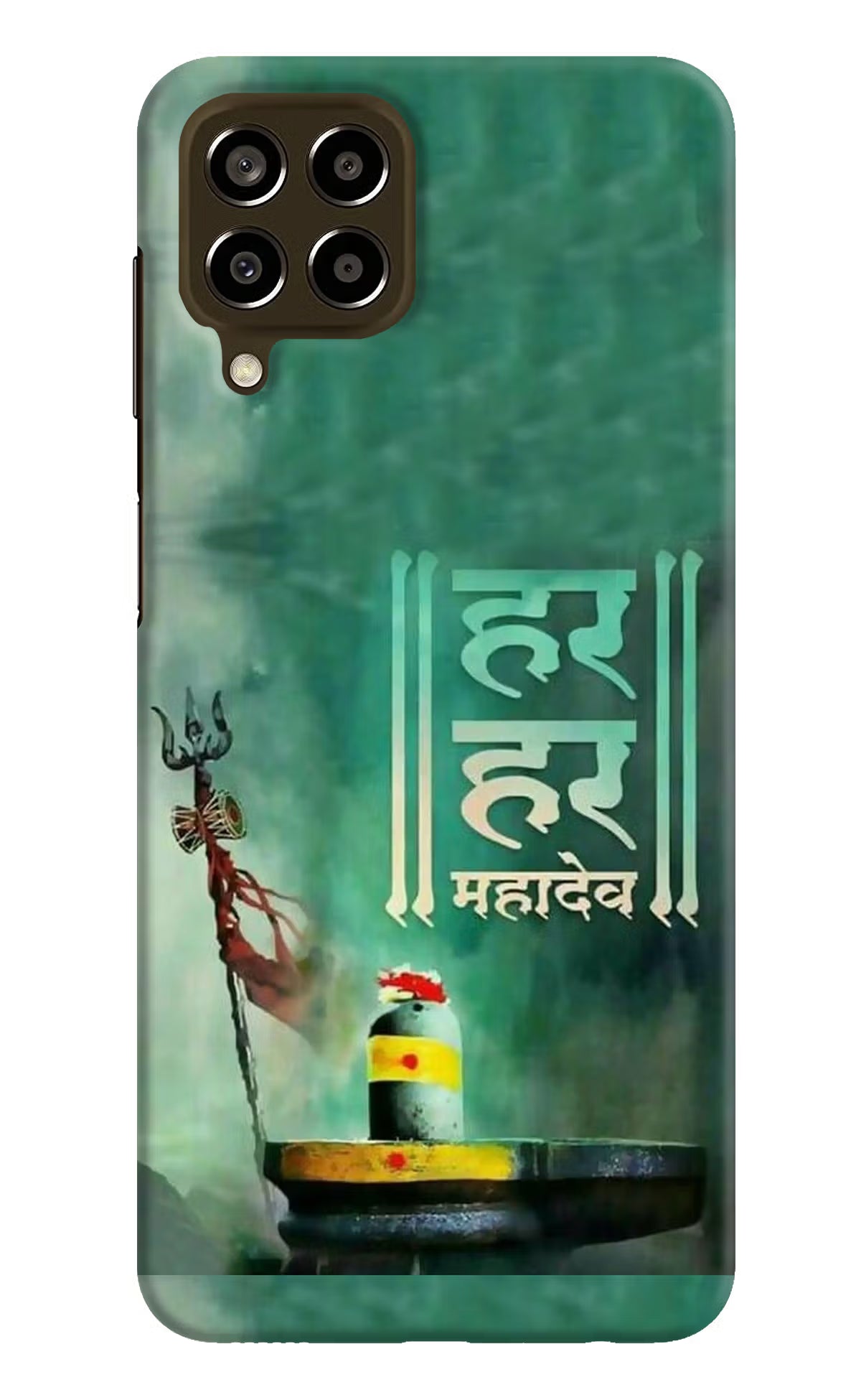 Har Har Mahadev Shivling Samsung M33 5G Hard Case Back Cover by Casekaro