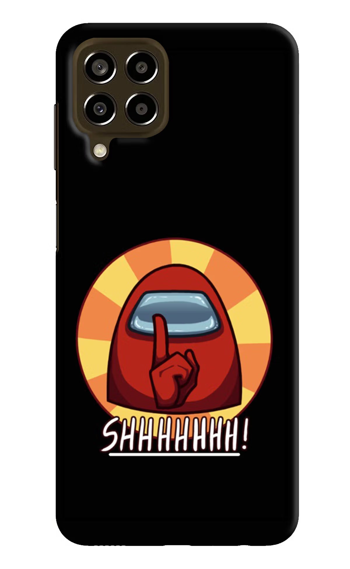 Among Us Shhh! Samsung M33 5G Hard Case Back Cover by Casekaro