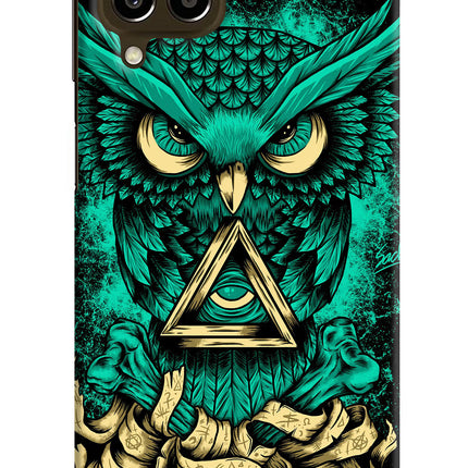 Green Owl Samsung M33 5G Hard Case Back Cover by Casekaro