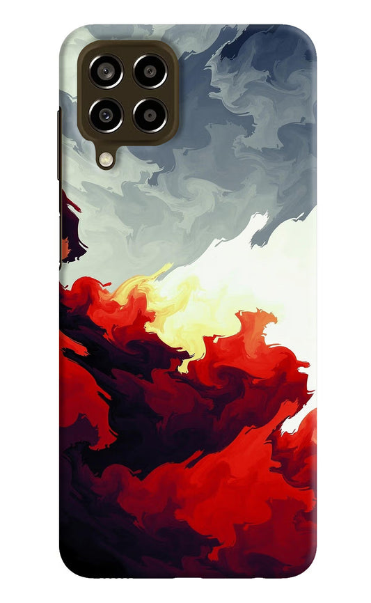 Fire Cloud Samsung M33 5G Hard Case Back Cover by Casekaro