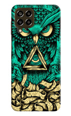 Green Owl Samsung M33 5G Hard Case Back Cover by Casekaro
