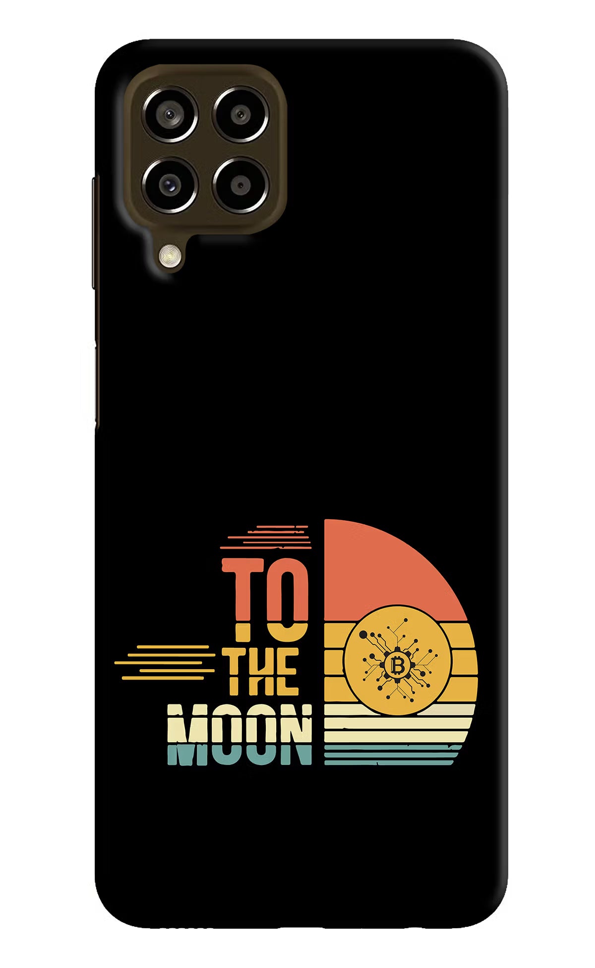 To the Moon Samsung M33 5G Hard Case Back Cover by Casekaro