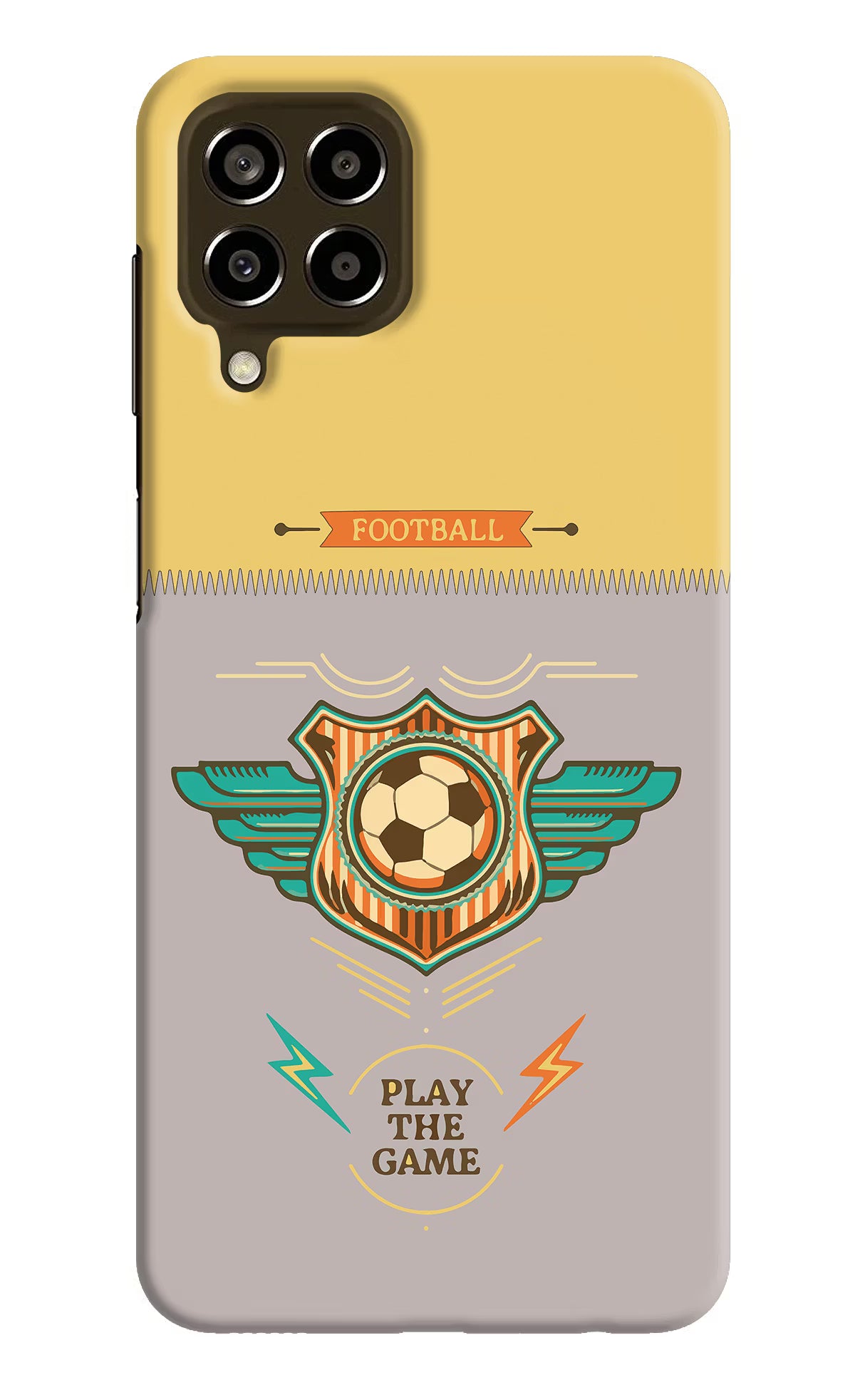 Football Samsung M33 5G Hard Case Back Cover by Casekaro