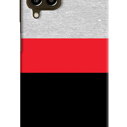 Tri Color Pattern Samsung M33 5G Hard Case Back Cover by Casekaro