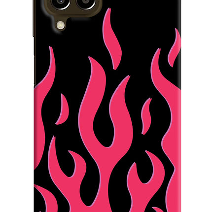 Fire Flames Samsung M33 5G Hard Case Back Cover by Casekaro