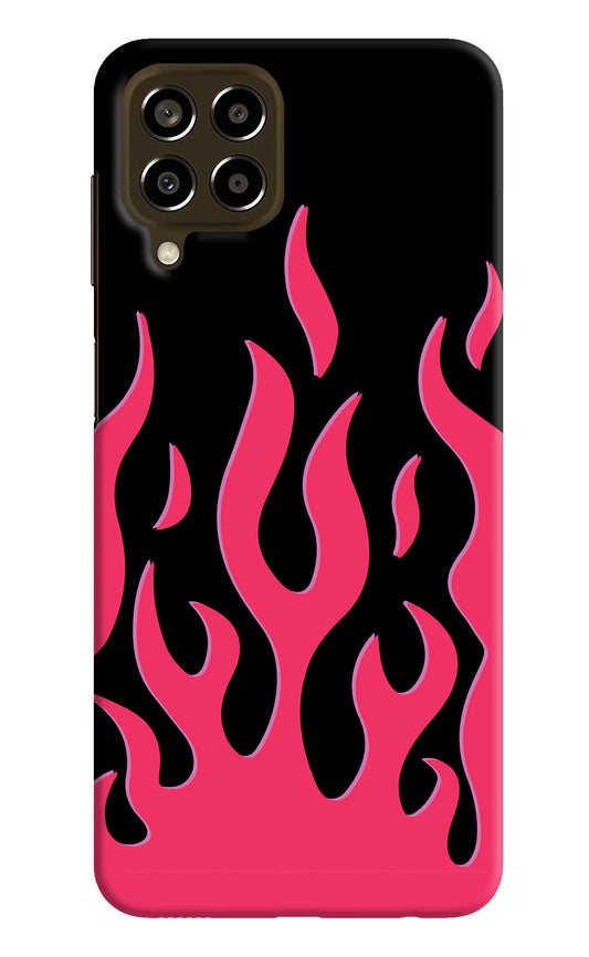 Fire Flames Samsung M33 5G Hard Case Back Cover by Casekaro