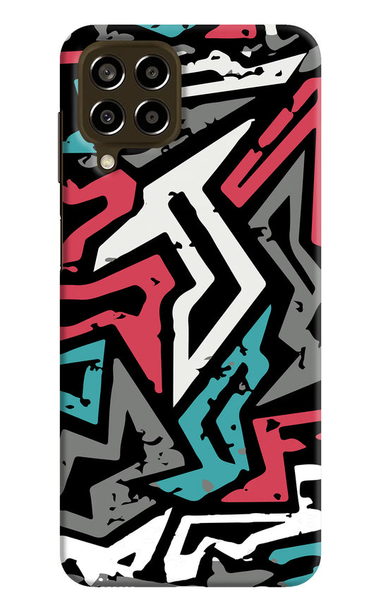 Geometric Graffiti Samsung M33 5G Hard Case Back Cover by Casekaro