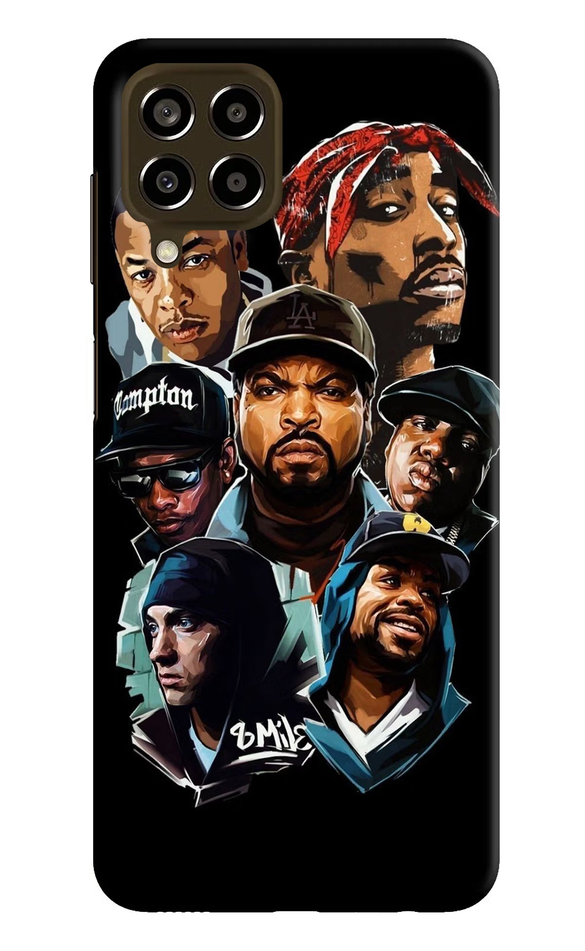 Rappers Samsung M33 5G Hard Case Back Cover by Casekaro