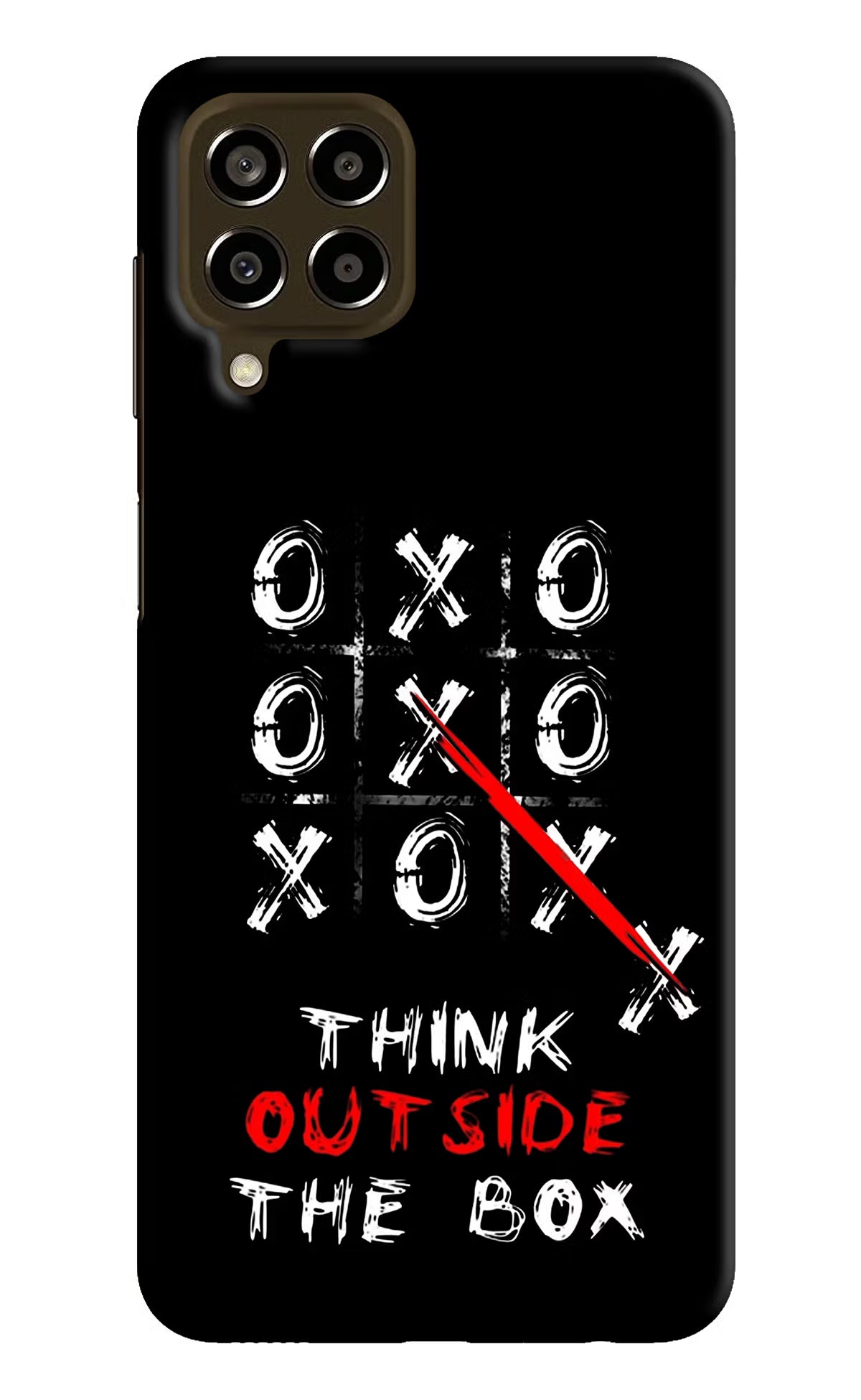 Think out of the BOX Samsung M33 5G Hard Case Back Cover by Casekaro