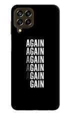 Again Again Gain Samsung M33 5G Hard Case Back Cover by Casekaro
