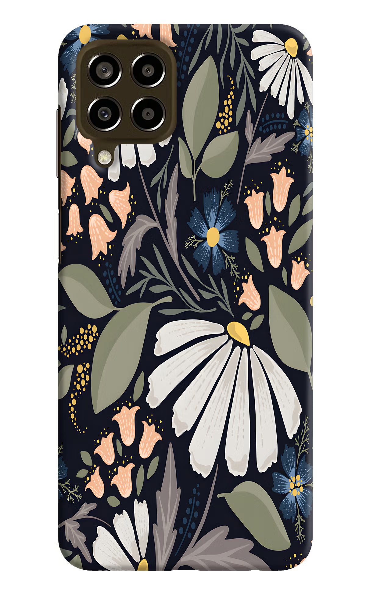 Flowers Art Samsung M33 5G Hard Case Back Cover by Casekaro