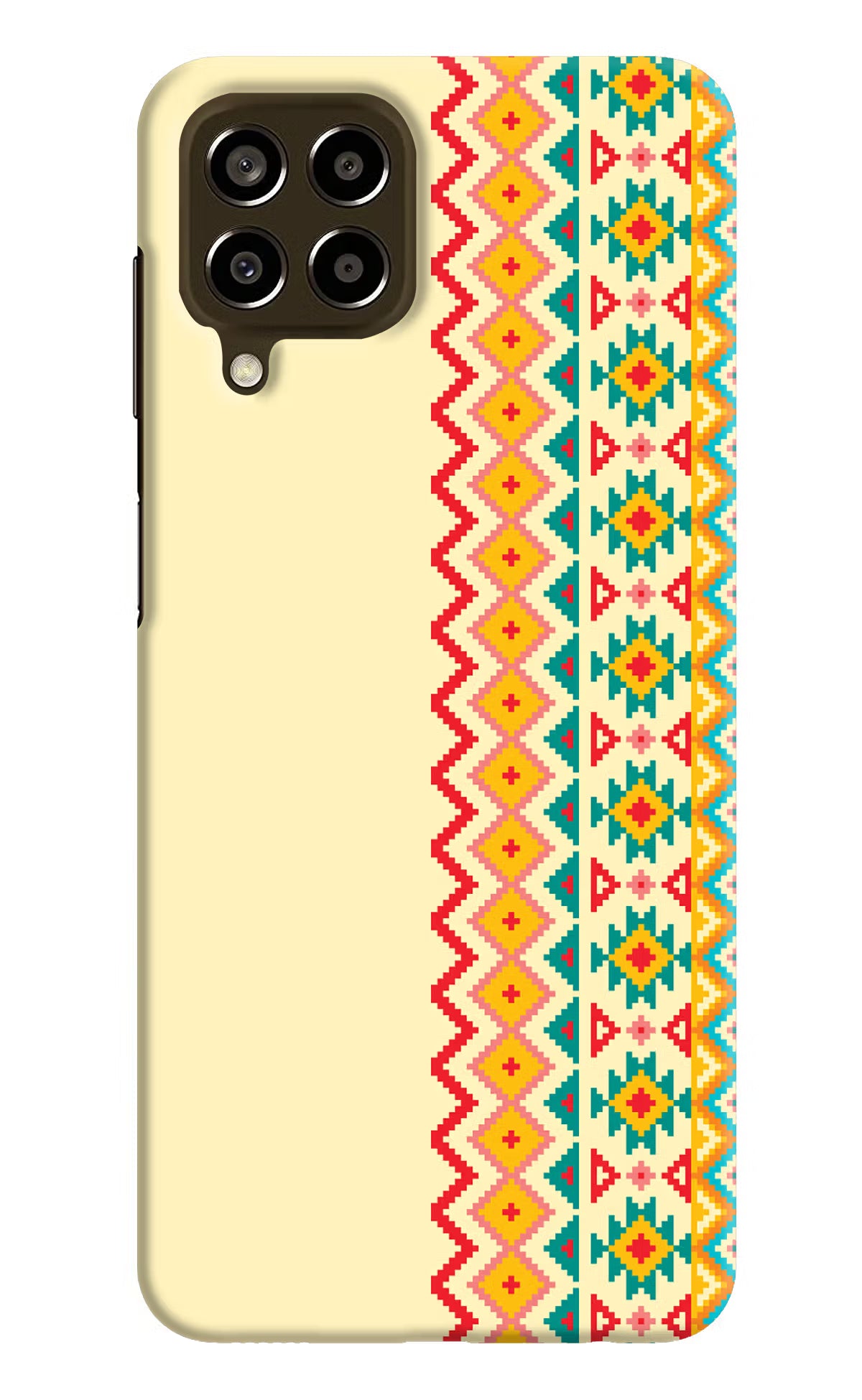 Ethnic Seamless Samsung M33 5G Hard Case Back Cover by Casekaro
