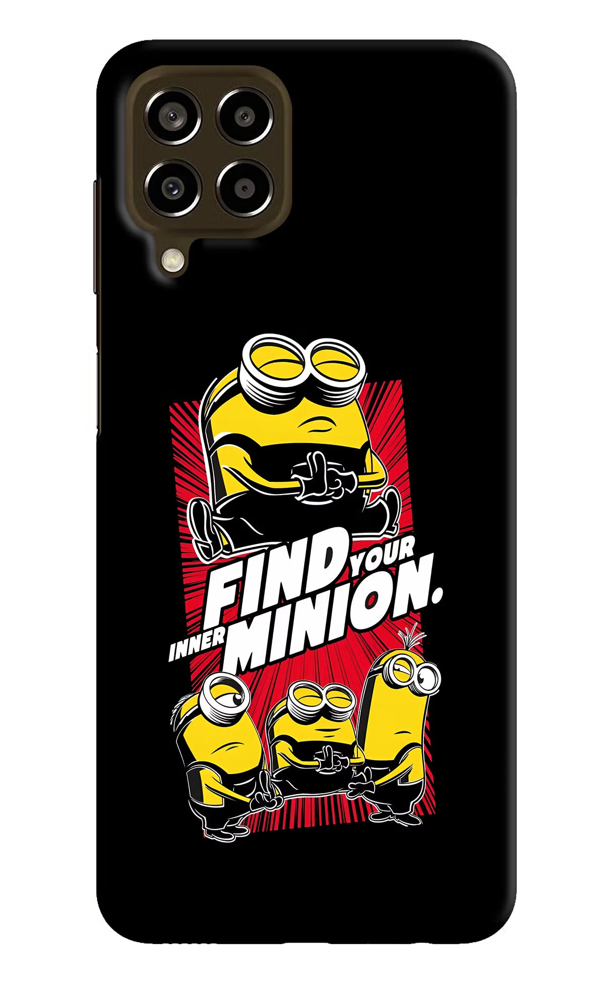 Find your inner Minion Samsung M33 5G Hard Case Back Cover by Casekaro