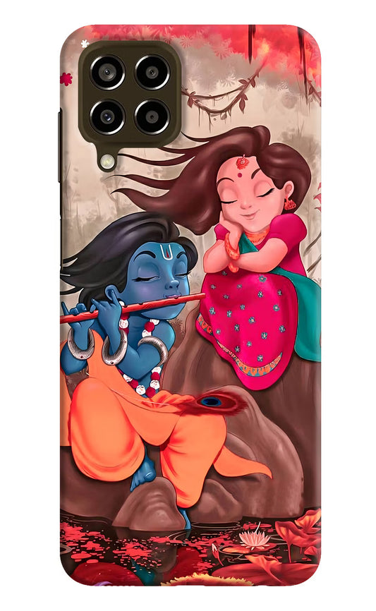 Radhe Krishna Samsung M33 5G Hard Case Back Cover by Casekaro