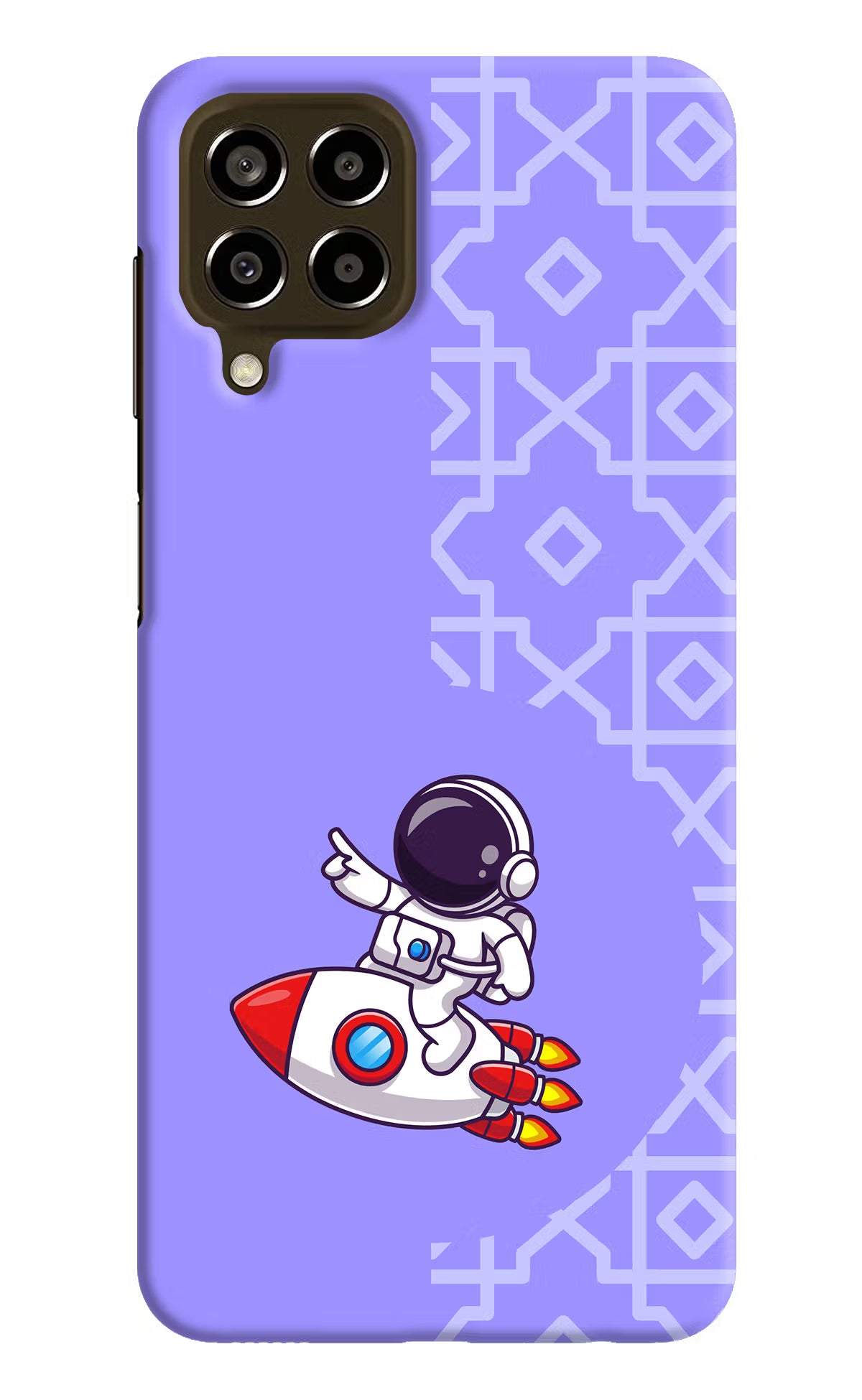 Cute Astronaut Samsung M33 5G Hard Case Back Cover by Casekaro