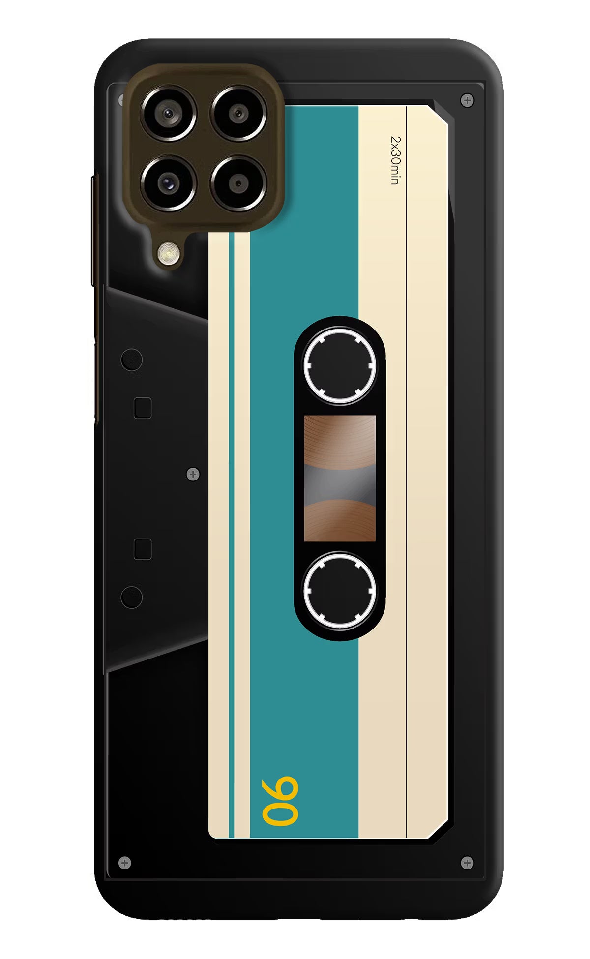 Cassette Samsung M33 5G Hard Case Back Cover by Casekaro