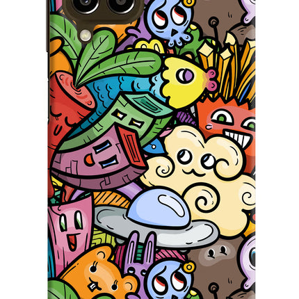 Veggie Doodle Samsung M33 5G Hard Case Back Cover by Casekaro