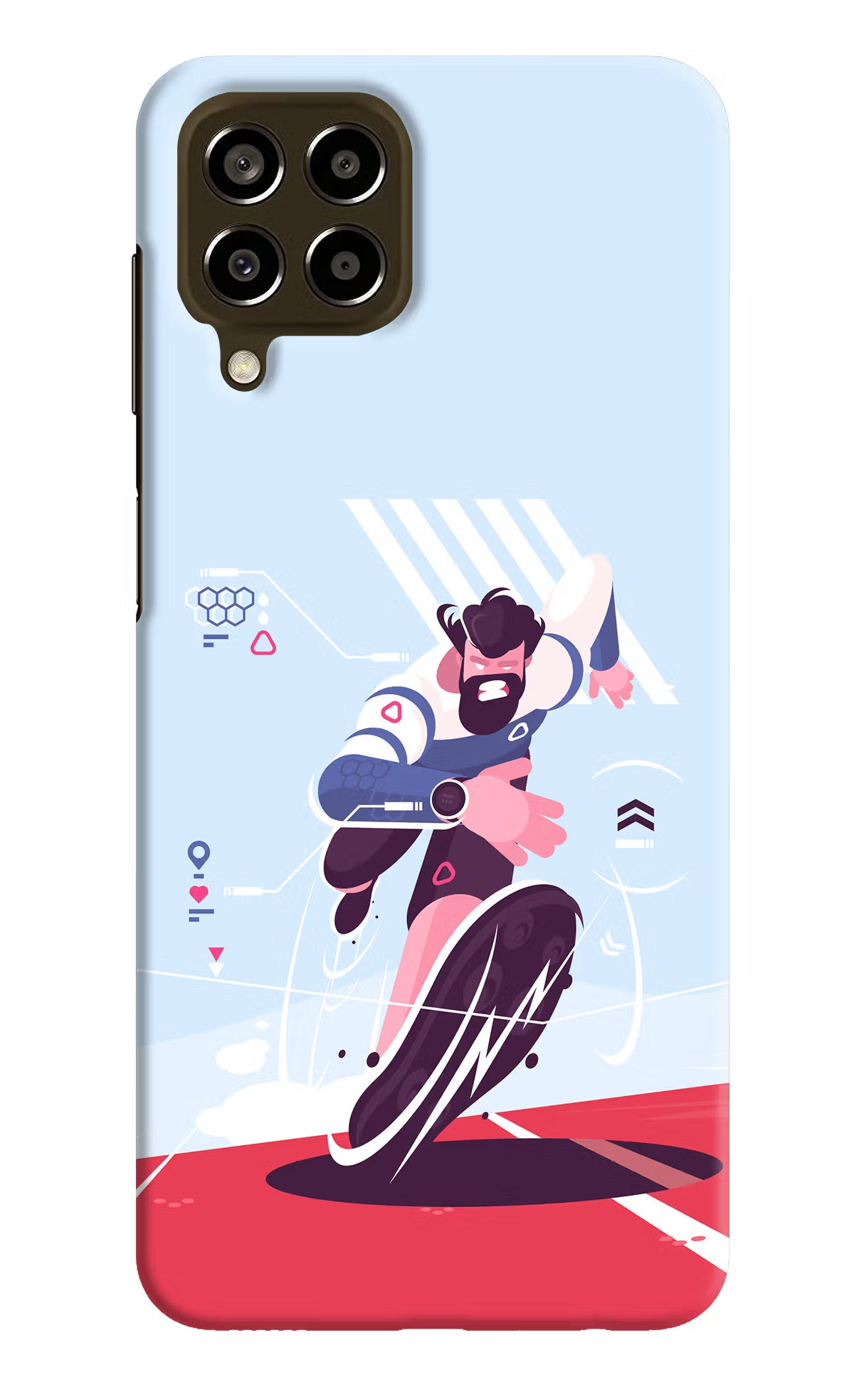 Run Pro Samsung M33 5G Hard Case Back Cover by Casekaro