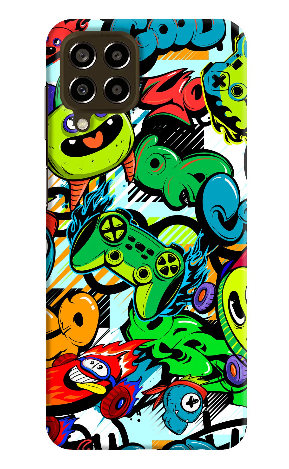 Game Doodle Samsung M33 5G Hard Case Back Cover by Casekaro