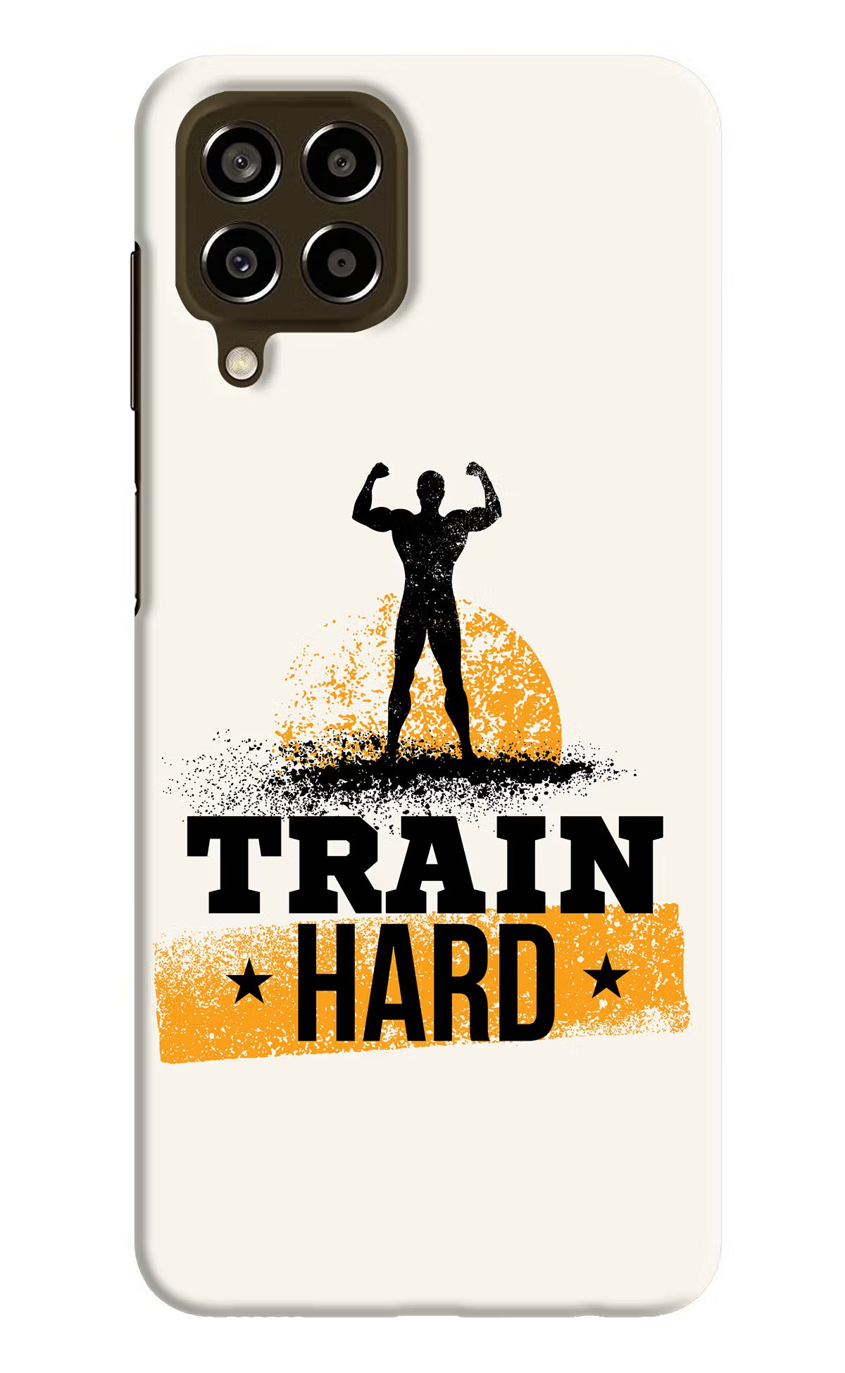 Train Hard Samsung M33 5G Hard Case Back Cover by Casekaro