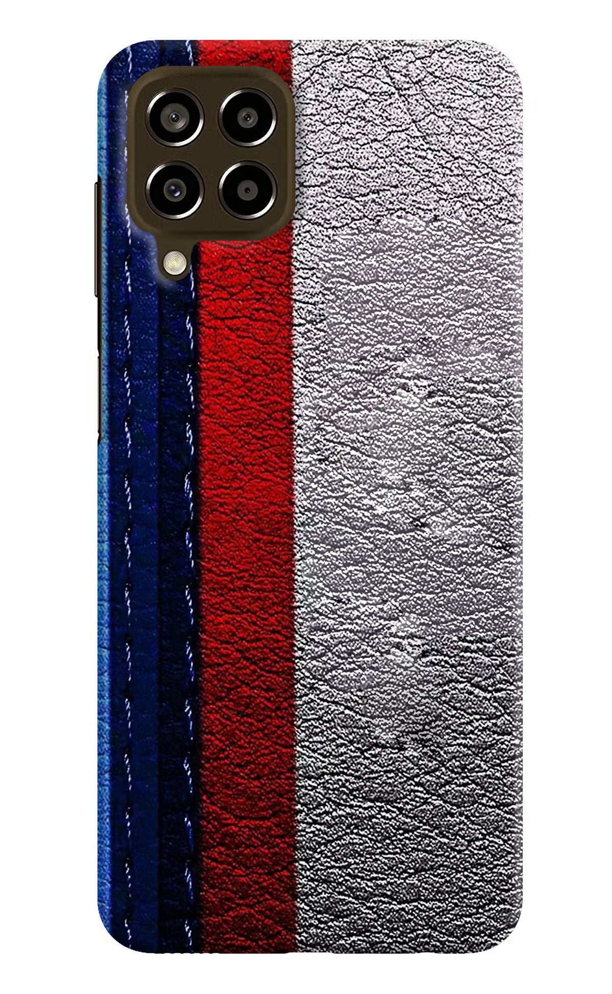 BMW Stripes Samsung M33 5G Hard Case Back Cover by Casekaro