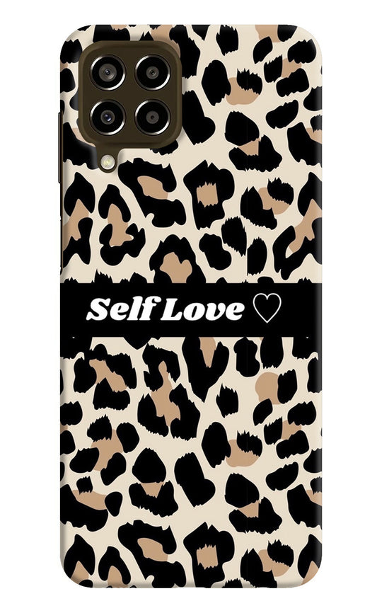 Leopard Print Self Love Samsung M33 5G Back Cover