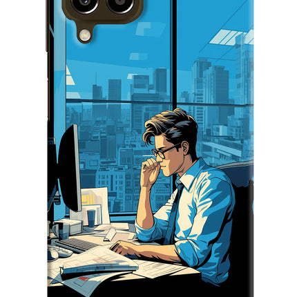 Focused Hustler (AI Generated) Samsung M33 5G Hard Case Back Cover by Casekaro