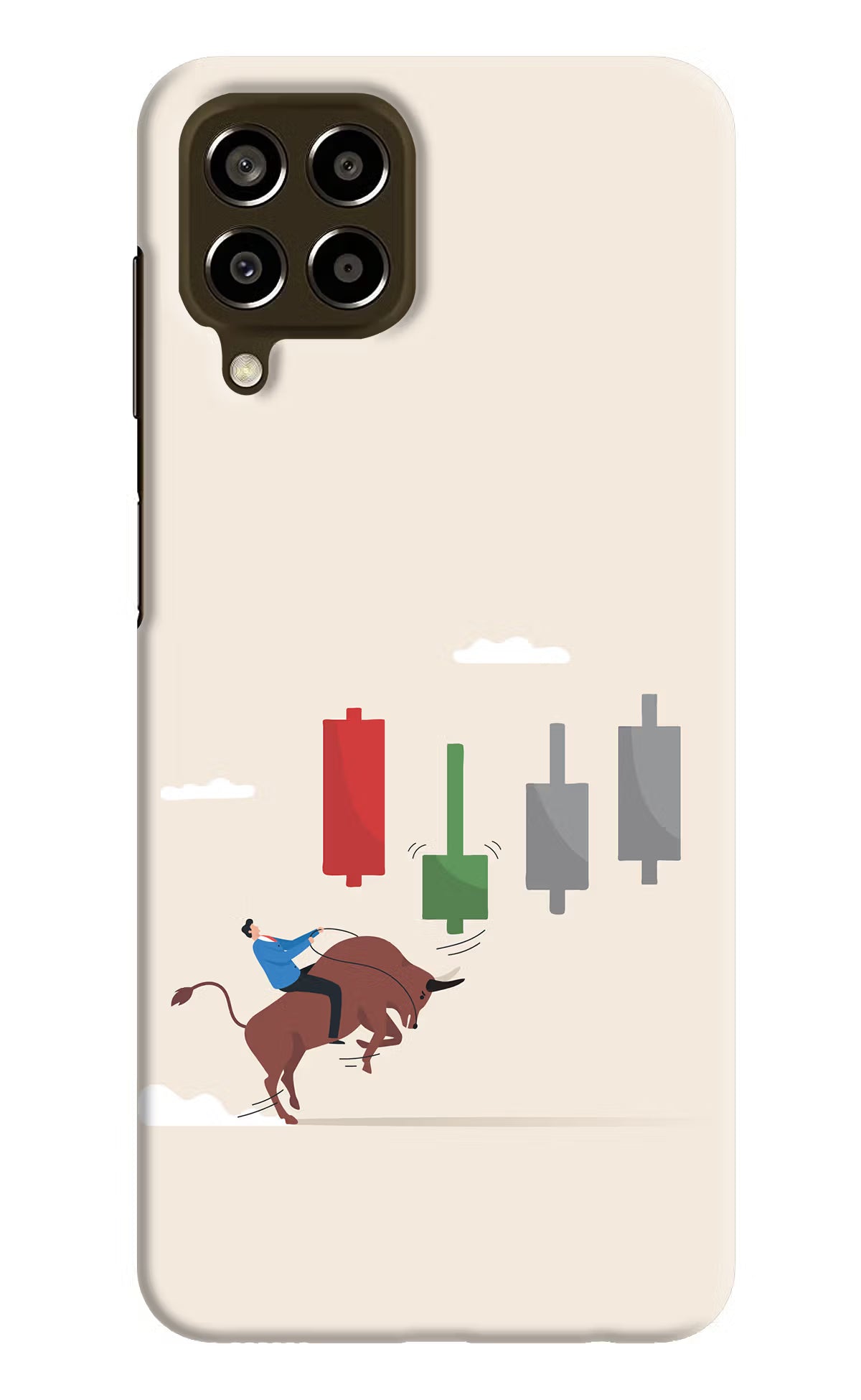 Bull Trading Momentum Samsung M33 5G Hard Case Back Cover by Casekaro