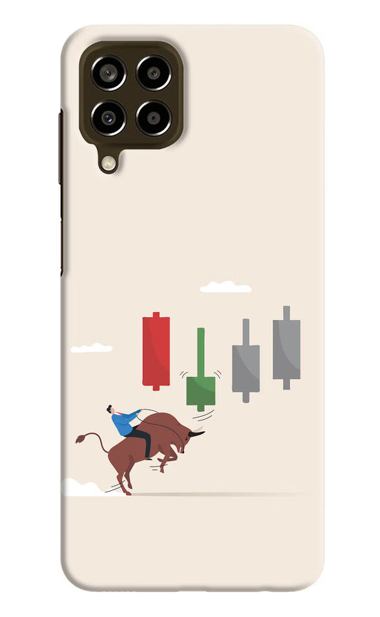 Bull Trading Momentum Samsung M33 5G Hard Case Back Cover by Casekaro