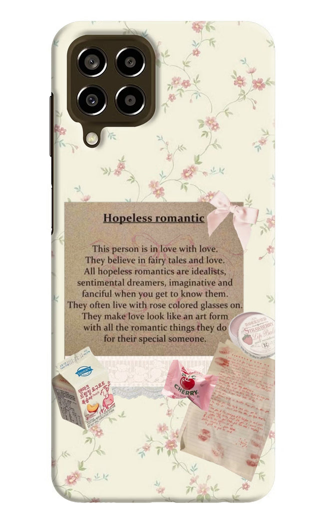 Hopeless Romantic Samsung M33 5G Hard Case Back Cover by Casekaro