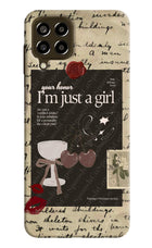 I am just a girl Samsung M33 5G Hard Case Back Cover by Casekaro