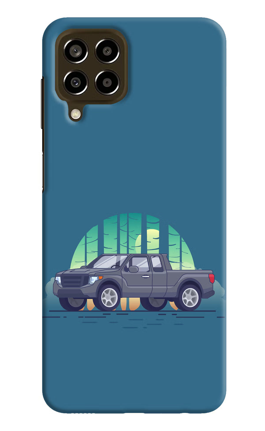 Retro Garage Vibe Samsung M33 5G Back Cover, Hard case