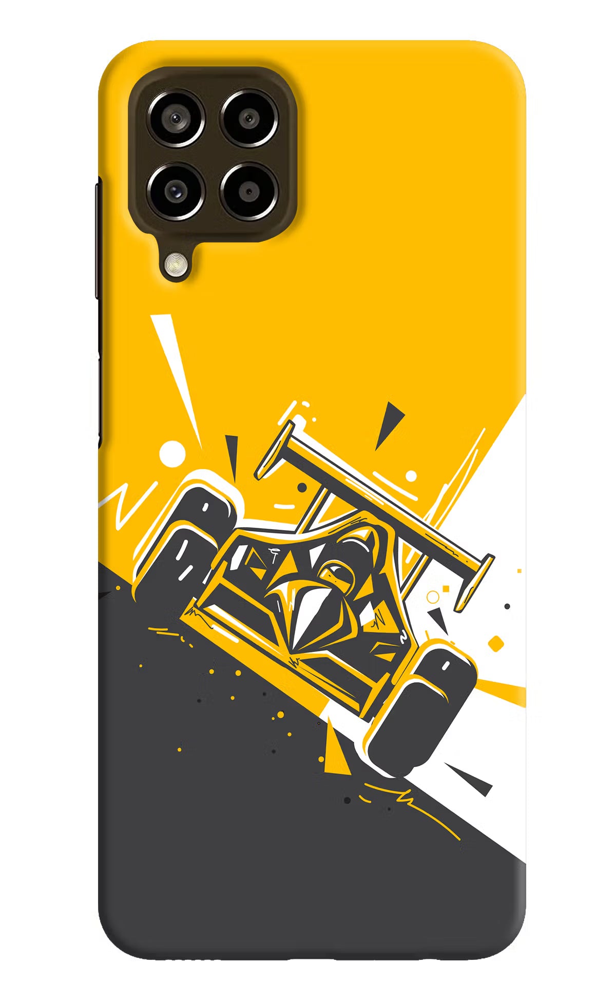 Track King Samsung M33 5G Hard Case Back Cover by Casekaro
