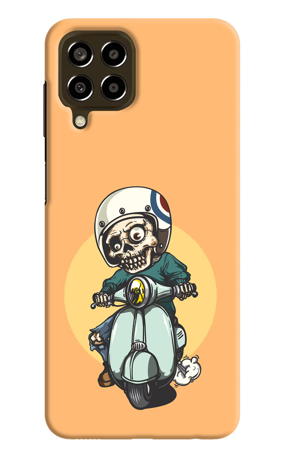 Undead Biker Samsung M33 5G Back Cover, Hard case