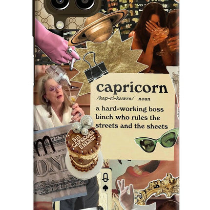 Capricorn Zodiac Samsung M33 5G Hard Case Back Cover by Casekaro