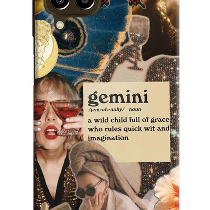 Gemini Zodiac Samsung M33 5G Hard Case Back Cover by Casekaro