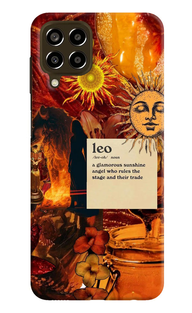 Leo Zodiac Samsung M33 5G Hard Case Back Cover by Casekaro