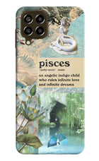 Pisces Zodiac Samsung M33 5G Hard Case Back Cover by Casekaro