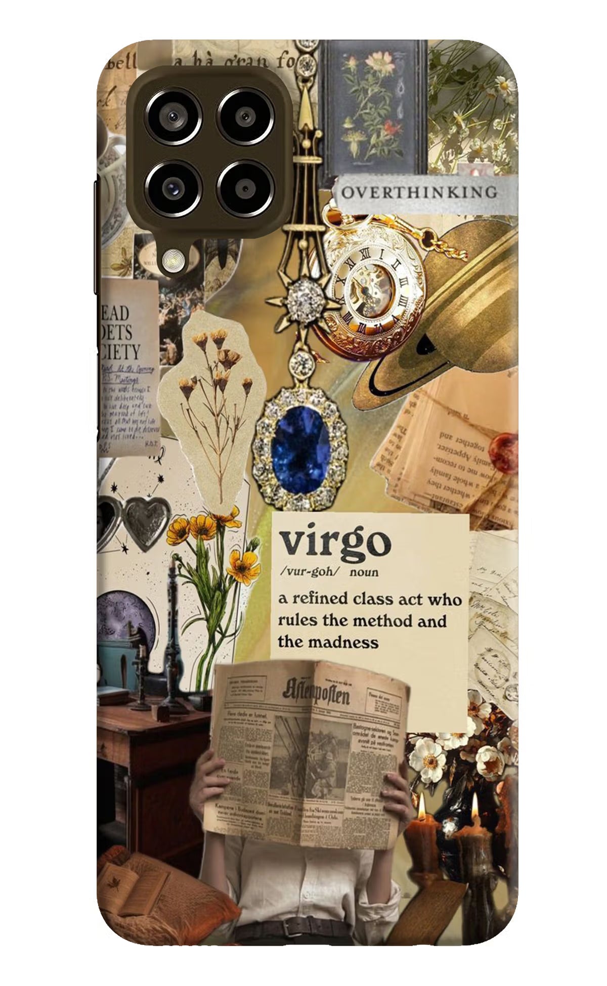 Virgo Zodiac Samsung M33 5G Hard Case Back Cover by Casekaro