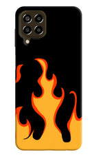 Fired Up – Black Samsung M33 5G Hard Case Back Cover by Casekaro