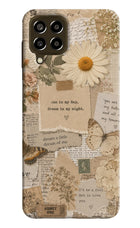 Vintage case Samsung M33 5G Hard Case Back Cover by Casekaro