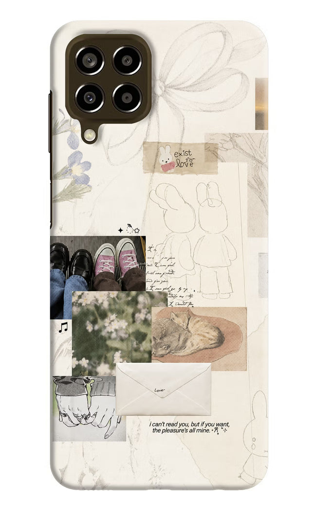 Soft Aesthetic Samsung M33 5G Hard Case Back Cover by Casekaro