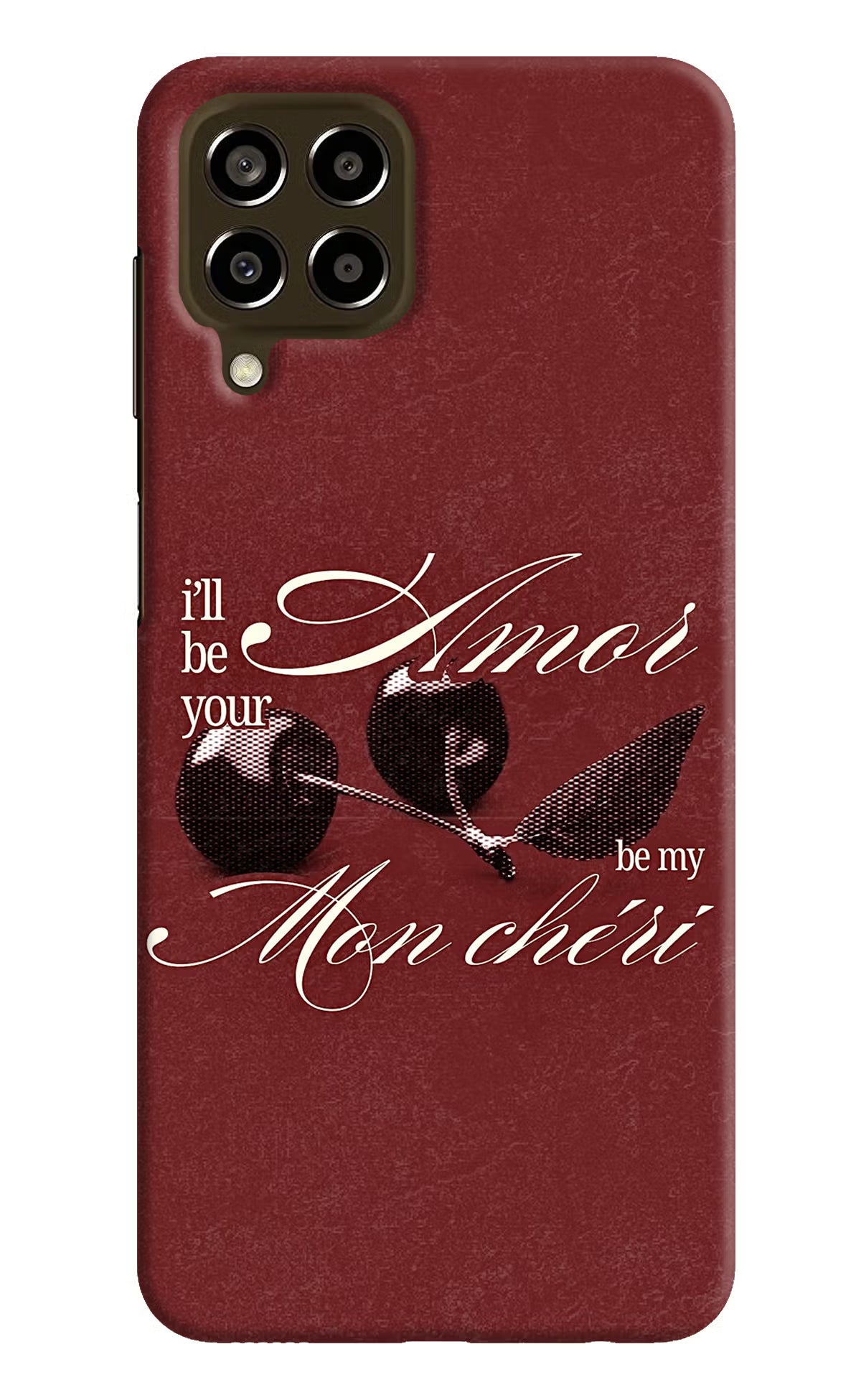 Velvet Cherry Samsung M33 5G Back Cover